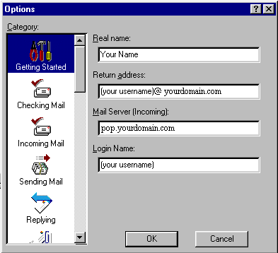 Eudora 4.0 Mail Help Screen #2