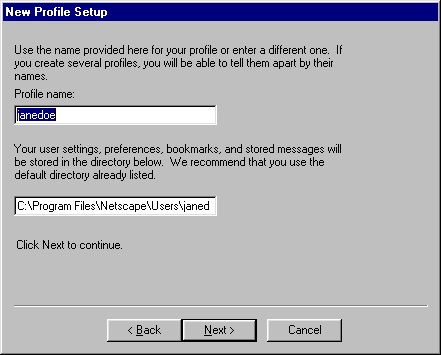 Netscape Communicator Mail Help Screen #3